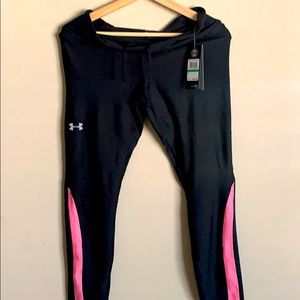 Under Armor women’s leggings size L Black New
